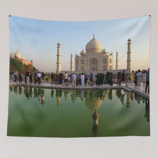 Item preview, The Taj Mahal, Reflections and Tourists designed and sold by JohnDalkin.