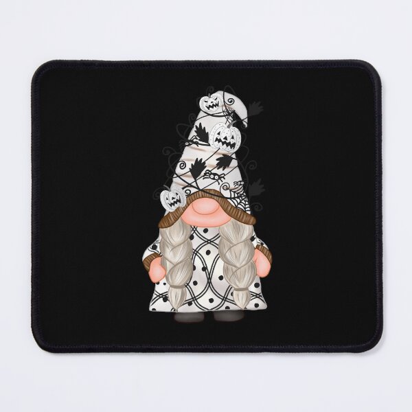 Item preview, Spooky Gnome with Braids, Pumpkin Hat and Vines designed and sold by Trinket-Trickster.