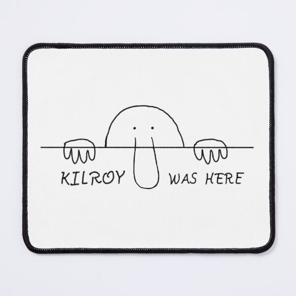 Item preview, Kilroy was here + lower text (WWII meme) designed and sold by AngelikaLau.