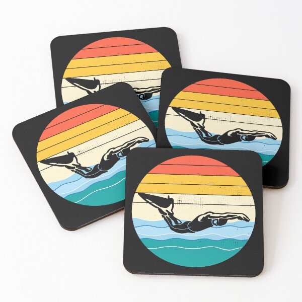 Item preview, Finswimming Swimming Swimmer Water Sport Vintage Retro designed and sold by CuteDesigns1.