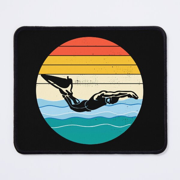 Item preview, Finswimming Swimming Swimmer Water Sport Vintage Retro designed and sold by CuteDesigns1.