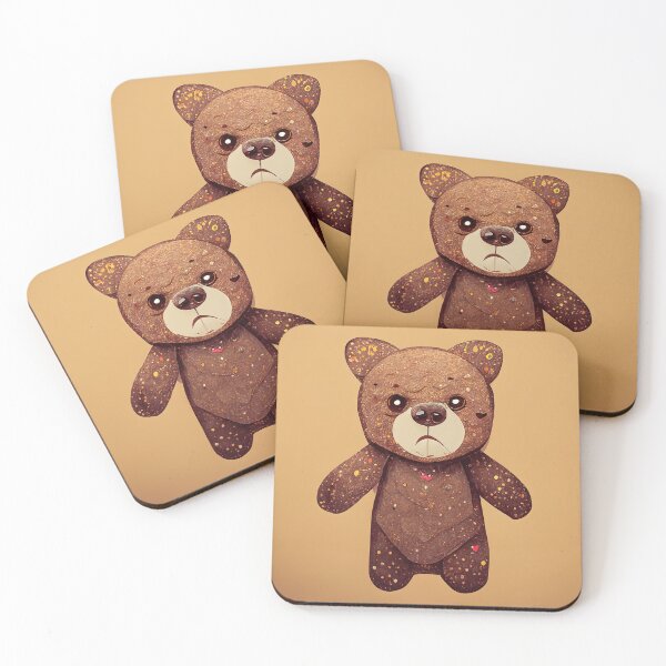 Item preview, Grumpy Cookie Bear designed and sold by 2Piglets.