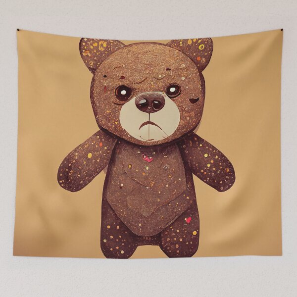 Item preview, Grumpy Cookie Bear designed and sold by 2Piglets.