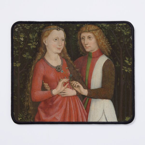 Item preview, A Bridal Couple, 15th Century Portrait designed and sold by Vintage Wall Art.