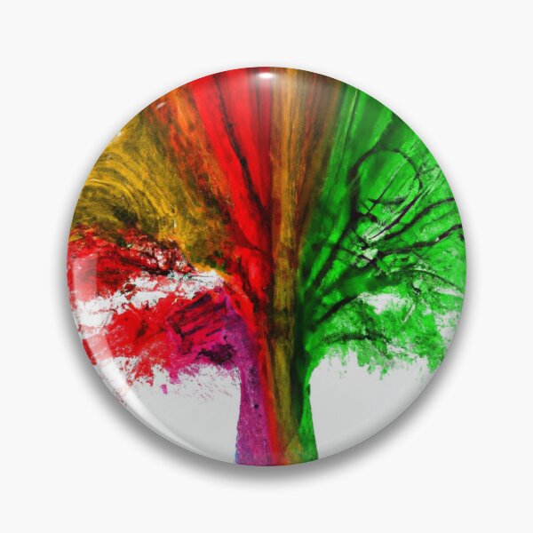 Item preview, Grand oak tree formed by a paint explosion designed and sold by PittsburghWalrs.