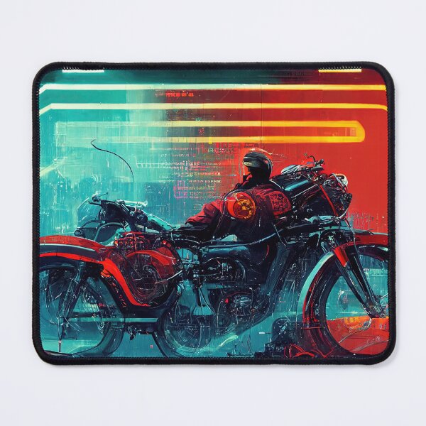 Item preview, Motorcycle Poster designed and sold by 2Piglets.