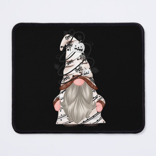 Item preview, Spooky Full Bearded Gnome with Spiders and Pumpkins designed and sold by Trinket-Trickster.