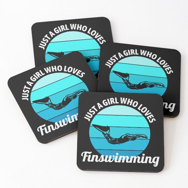 Item preview, Finswimming Swimming Swimmer Water Sport  designed and sold by CuteDesigns1.