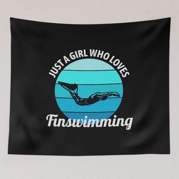 Item preview, Finswimming Swimming Swimmer Water Sport  designed and sold by CuteDesigns1.
