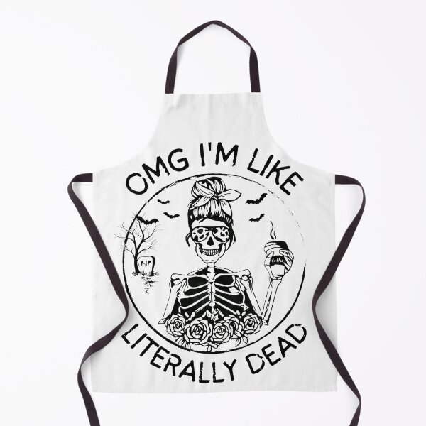 Item preview,  I'm literally dead, funny skeleton coffe design designed and sold by reka88.