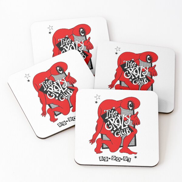 Item preview, The Crazy Club - Red Logo London Rave designed and sold by Wsgreen.