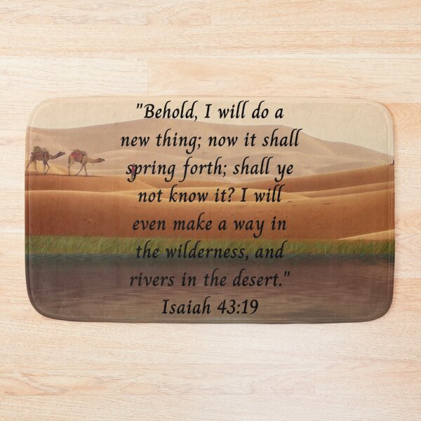Item preview, Way in the Wilderness ~ River in the Desert designed and sold by RhondaCGoins.