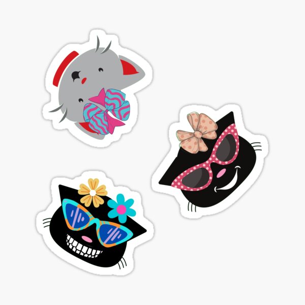 Cute Cat PFP Sticker for Sale by thetechnopath