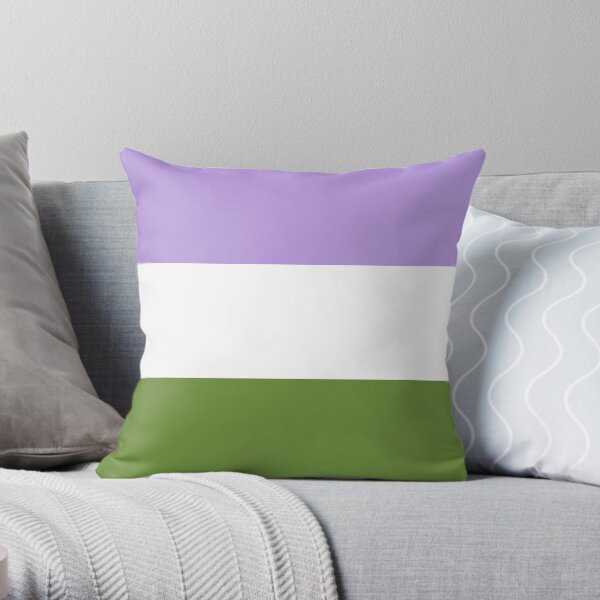 Genderqueer Collection Throw Pillow