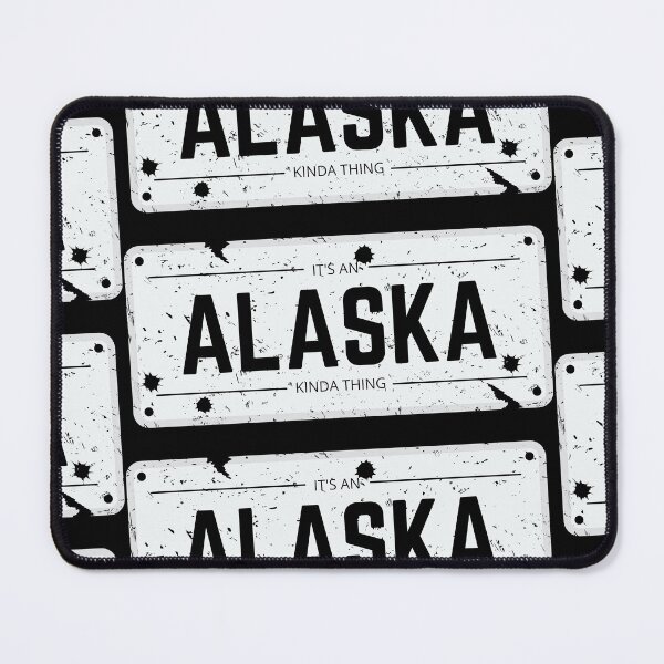 Item preview, It's an ALASKA kinda thing distressed number plate  designed and sold by 133DandC.