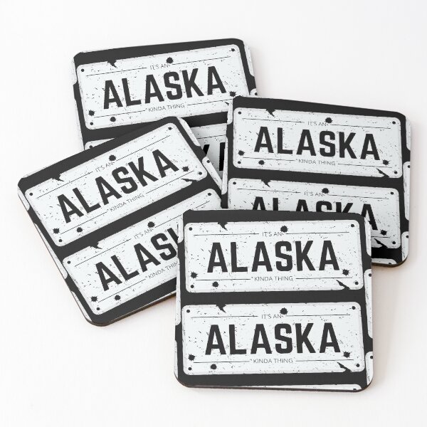 Item preview, It's an ALASKA kinda thing distressed number plate  designed and sold by 133DandC.