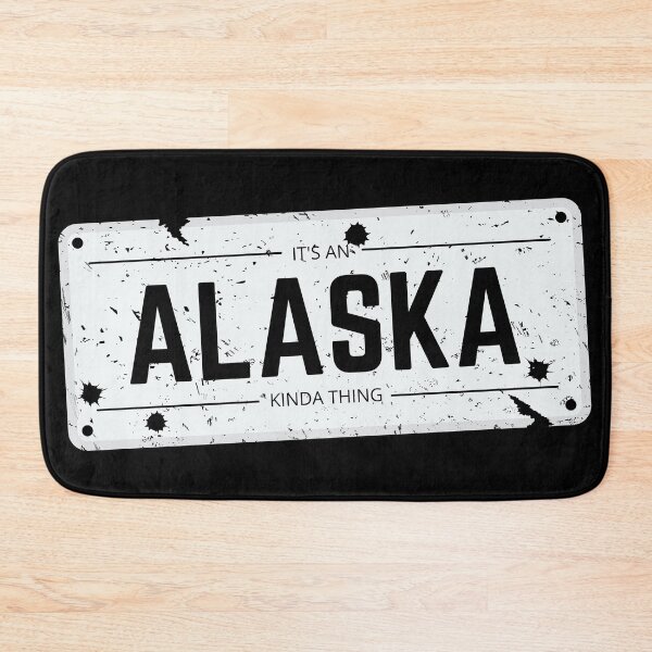 Item preview, It's an ALASKA kinda thing distressed number plate  designed and sold by 133DandC.