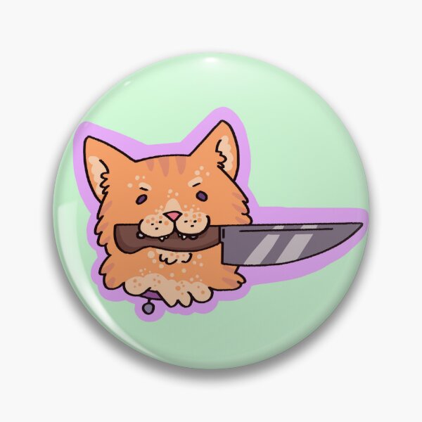 Item preview, Cat with a Knife designed and sold by BreenanaBread.