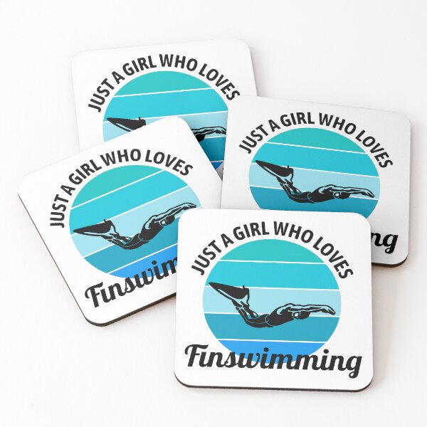 Item preview, Finswimming Swimming Swimmer Water Sport  designed and sold by CuteDesigns1.