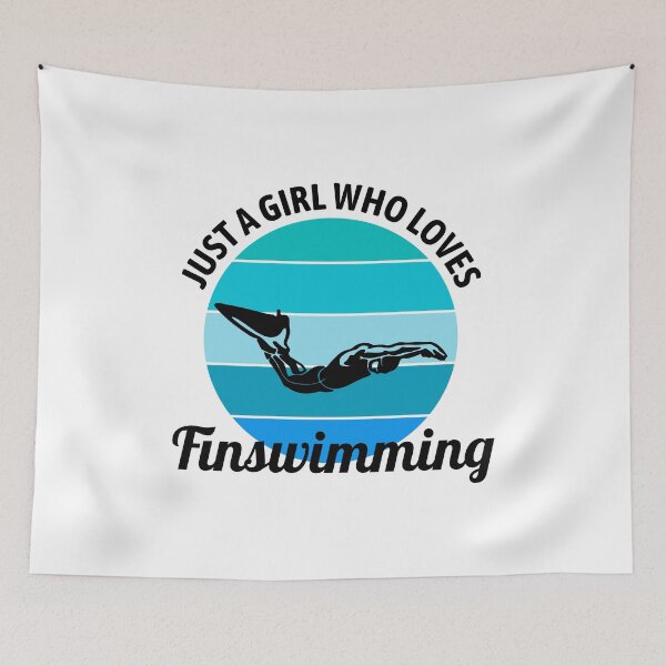 Item preview, Finswimming Swimming Swimmer Water Sport  designed and sold by CuteDesigns1.