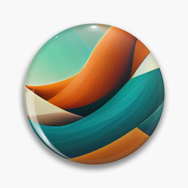 Item preview, Patterns in Teal and Orange  - Created by A.I. designed and sold by Created-by-AI.