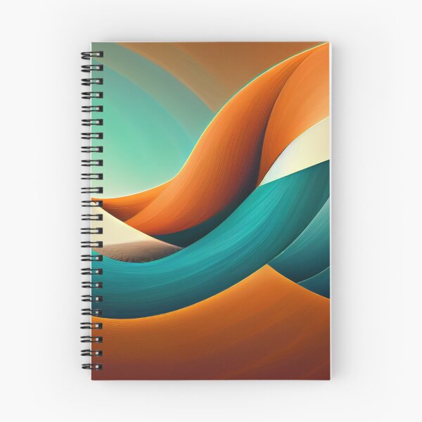 Item preview, Patterns in Teal and Orange  - Created by A.I. designed and sold by Created-by-AI.