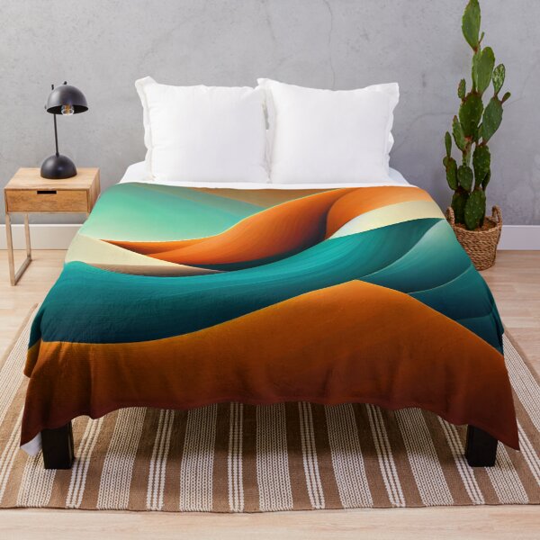 Item preview, Patterns in Teal and Orange  - Created by A.I. designed and sold by Created-by-AI.