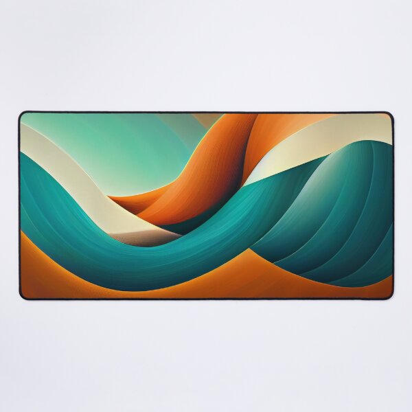 Item preview, Patterns in Teal and Orange - Created by A.I. designed and sold by Created-by-AI.