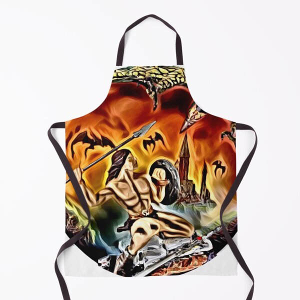 Item preview, Man Fighting Dragon designed and sold by GrudleBay.
