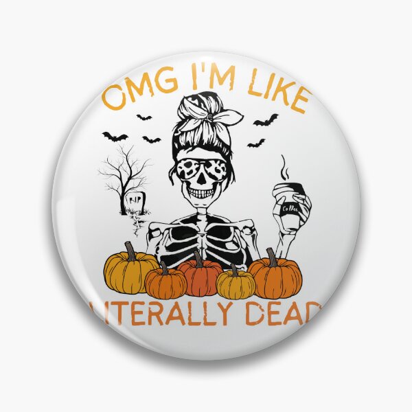 Item preview, I'm literally dead, funny skeleton coffe design designed and sold by reka88.