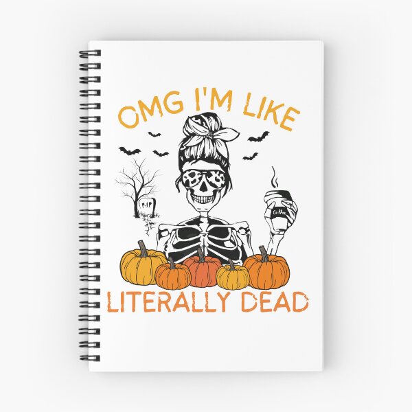 Item preview, I'm literally dead, funny skeleton coffe design designed and sold by reka88.