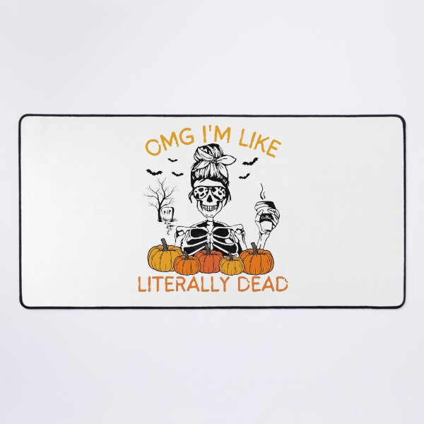 Item preview, I'm literally dead, funny skeleton coffe design designed and sold by reka88.