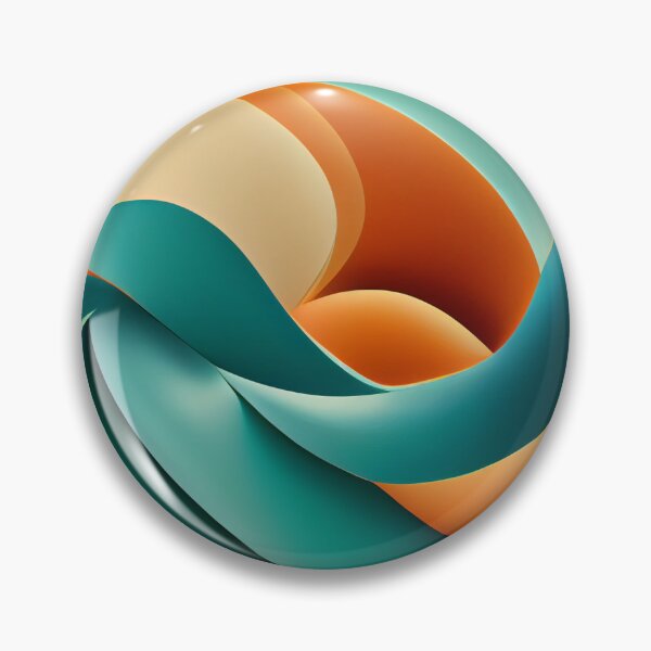 Item preview, Patterns in Teal and Orange 2  - Created by A.I. designed and sold by Created-by-AI.