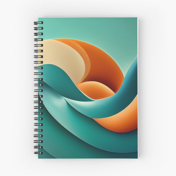 Item preview, Patterns in Teal and Orange 2  - Created by A.I. designed and sold by Created-by-AI.