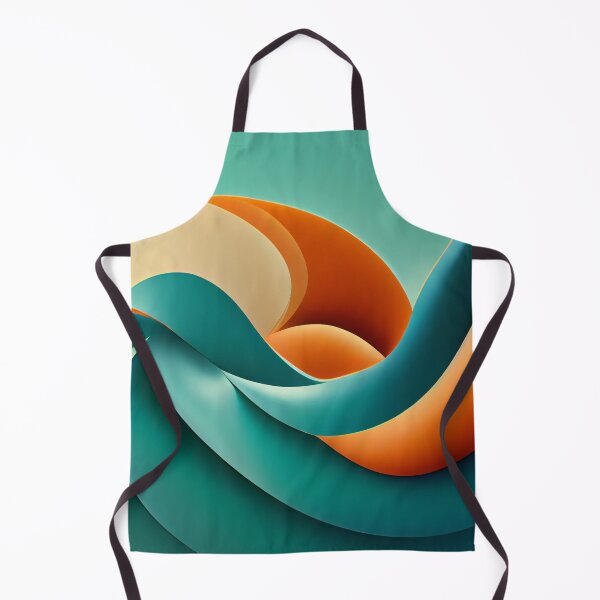 Item preview, Patterns in Teal and Orange 2  - Created by A.I. designed and sold by Created-by-AI.