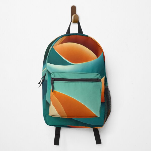 Item preview, Patterns in Teal and Orange 2 - Created by A.I. designed and sold by Created-by-AI.