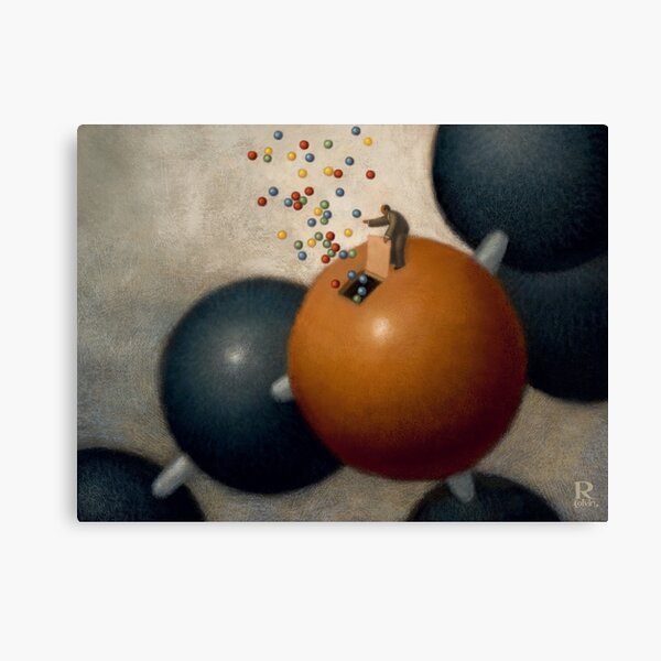 Particle Physics Canvas Print