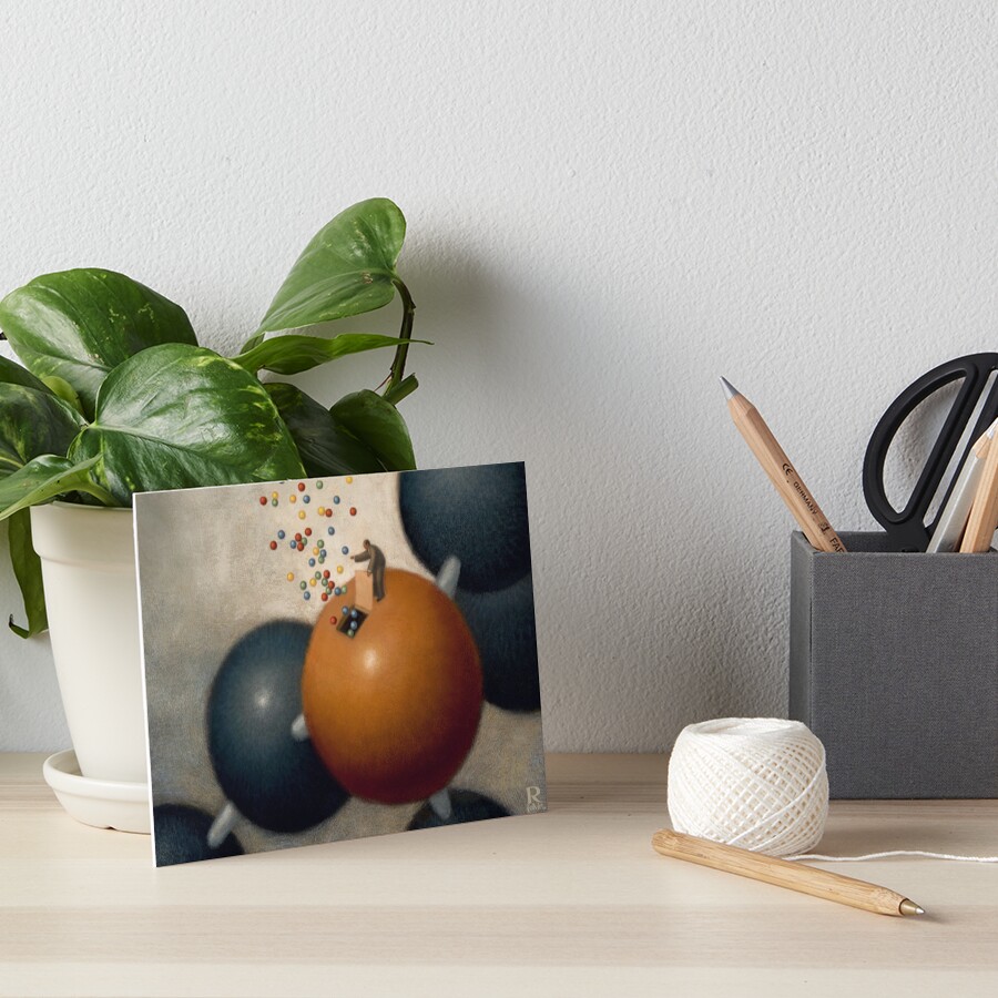 "Particle Physics" Art Board Print by robcolvinart Redbubble