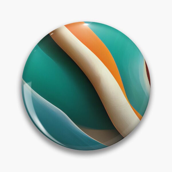 Item preview, Patterns in Teal and Orange 3  - Created by A.I. designed and sold by Created-by-AI.