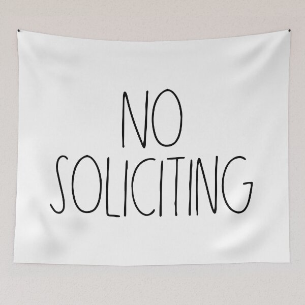Item preview, No soliciting designed and sold by TheLemonBox.