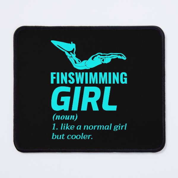 Item preview, Finswimming Girl Swimming Swimmer Water Sport designed and sold by CuteDesigns1.