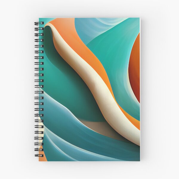 Item preview, Patterns in Teal and Orange 3  - Created by A.I. designed and sold by Created-by-AI.