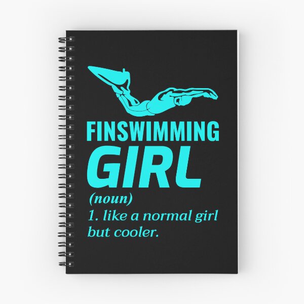 Item preview, Finswimming Girl Swimming Swimmer Water Sport  designed and sold by CuteDesigns1.