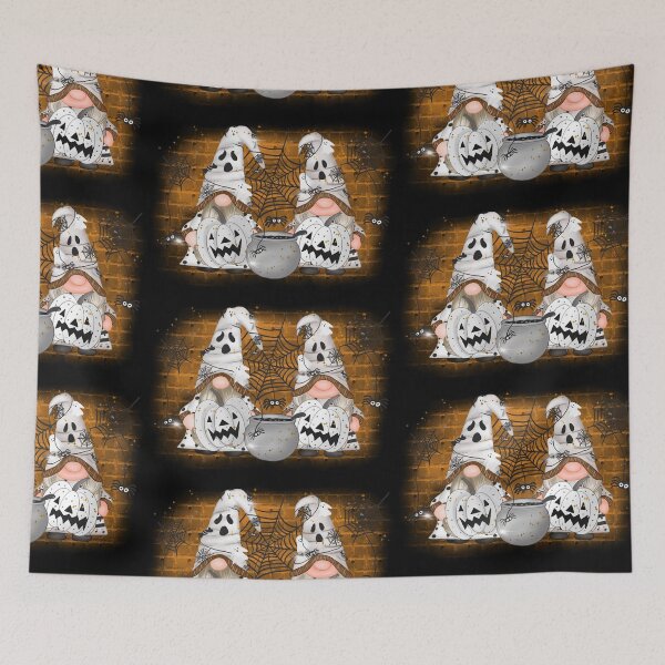 Item preview, 2 Cute Halloween Gnomes Casting Spells designed and sold by Trinket-Trickster.