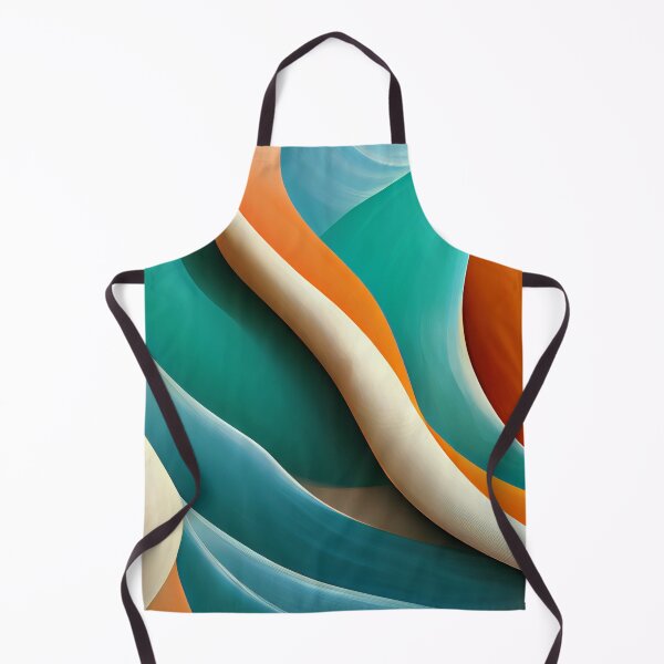 Item preview, Patterns in Teal and Orange 3  - Created by A.I. designed and sold by Created-by-AI.