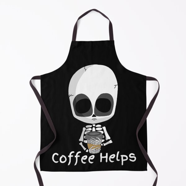 Item preview, Funny skeleton coffe design designed and sold by reka88.