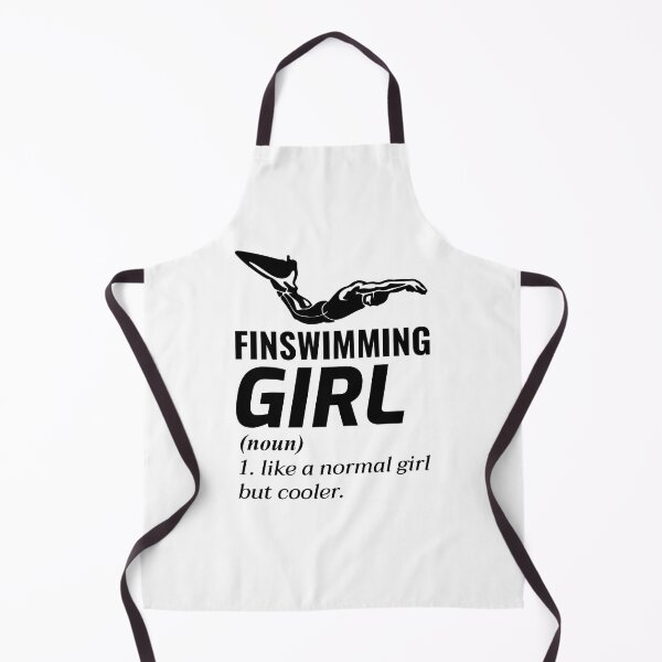 Item preview, Finswimming Girl Swimming Swimmer Water Sport  designed and sold by CuteDesigns1.