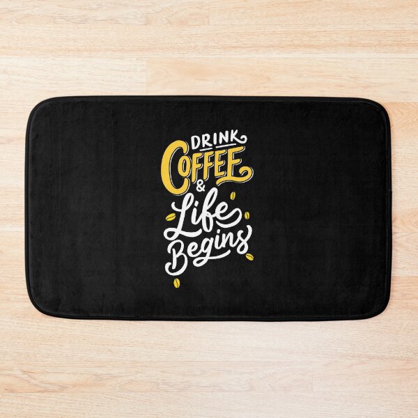Item preview, Typography Hand Lettering Coffee Quotes T-shirt designed and sold by Muhammad Khalil.