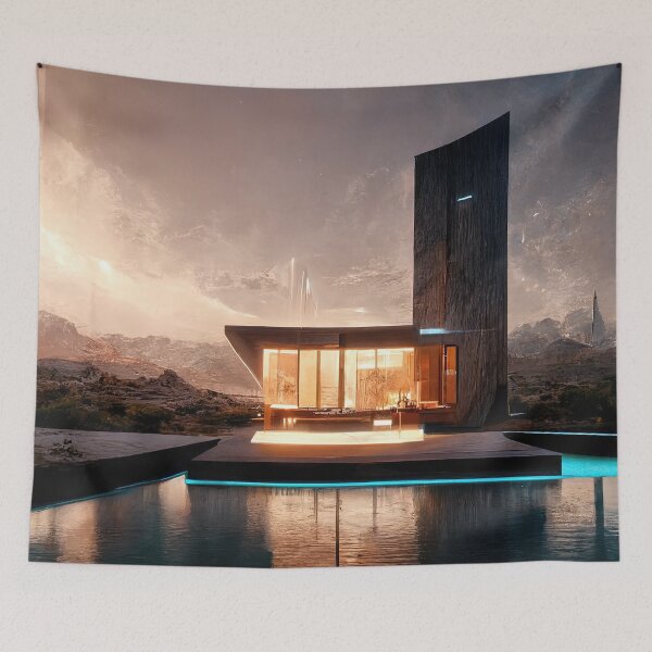Item preview, Futuristic House designed and sold by 2Piglets.