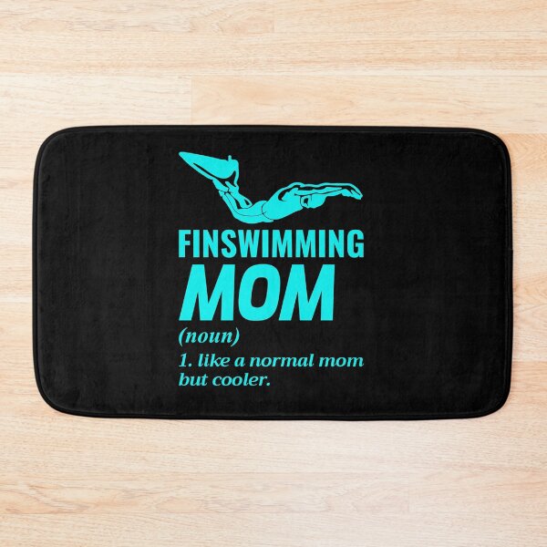 Item preview, Finswimming Mom Swimming Swimmer Swim Water sport designed and sold by CuteDesigns1.